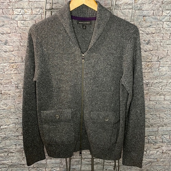 Banana Republic Other - 🔥Banana Republic Sweater Mens Cardigan Full Zip Size:Medium🔥